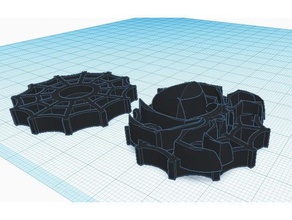 tevo cama de nivelación la tarántula en web perilla Impresora 3d las piezas araña spiderweb viuda negra 3d print model - Mito3D