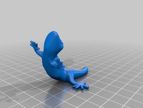 gecko toy & game accessories 3d print model - Mito3D