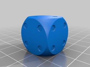 nac-dice dice customized 3d print model - Mito3D