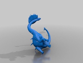 realista aurorus pokemon jogos dinossauro dinossauros pokemons figuras brinquedo 3d print model - Mito3D