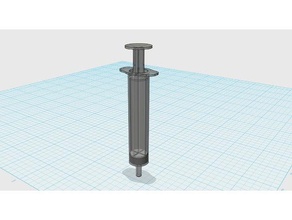 5ml luer slip syringe model props 3d print model - Mito3D