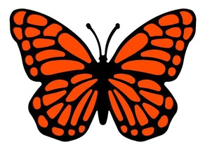 kelebek tasarım hayvanlar monarch wslab 3d print model - Mito3D