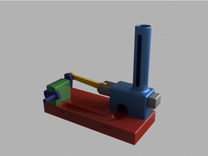 Marmor-Maschine mechanische Spielzeuge Murmeln - Spielzeug vending Automat 3d print model - Mito3D