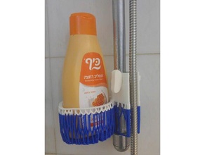 voronoi shampoo holder clamp household supplies 3d print model - Mito3D
