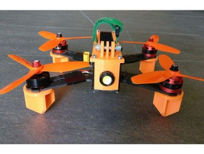 landing feet 22xx motors r c vehicles drone gear skid skids 3d print model - Mito3D