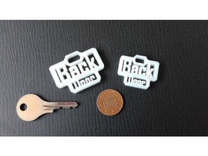 back door key tag organization 3d print model - Mito3D