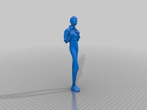 b&k femme 018 Skulpturen 3d print model - Mito3D