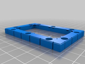 openforge 20 schweißbar base-3x1 Spiele kundengebundene 3d print model - Mito3D