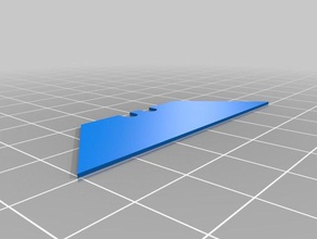 maket bıçağı şekli hobi 3d print model - Mito3D