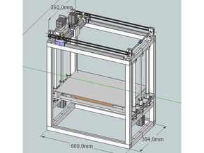 Imprimante 3d évolutif xyz entraînement par courroie Les imprimantes 3d print model - Mito3D