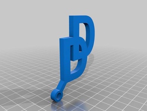 dd Schlüsselbund Schlüsselanhänger keychain 3d print model - Mito3D
