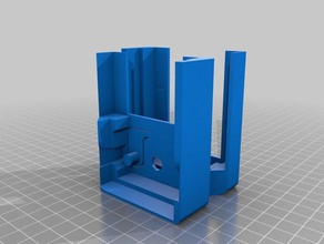 i3-r lcd cover split smaller print beds 3d printer parts 3d print model - Mito3D