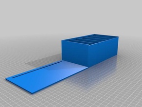 a6 flashcard box containers customized 3d print model - Mito3D