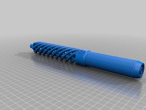 curled hookah mouthpiece household helix shisha 3d print model - Mito3D