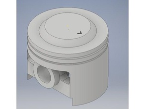 husqvarna 242xp popup-Kolben die Kettensäge 3d print model - Mito3D