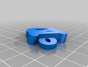 ıso Anahtarlık özelleştirilmiş 3d print model - Mito3D