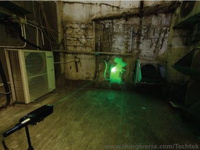 şablon laserbeam kaydırın parçalar sanat diy eğlenceli graffiti silah donanım lazer kesmek - slayt Projektörü laser tag logo projektör techtek techtek-kit aracı oyuncak kentsel 3d print model - Mito3D