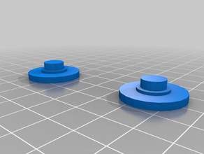 fidget spinner button 3d printing fidgetspinner toy 3d print model - Mito3D