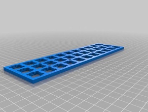 miuni32 case plate 3d printing keyboard keyboards 3d print model - Mito3D