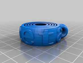 my zalaeta keyring 4 rings customized 3d print model - Mito3D