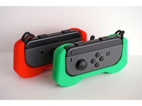 single joy-con grip - nintendo switch joycon controller holder video games 3d print model - Mito3D