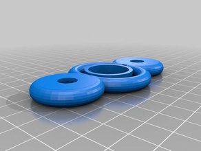 luca-ruleta-blanco juguetes mecánicos personalizado 3d print model - Mito3D