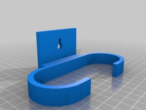 roomba anti-arrastre de montaje un solo agujero los hogares 3d print model - Mito3D