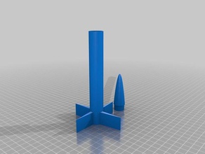 Rakete Physik & Astronomie Modell-Rakete 3d print model - Mito3D