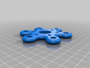 madison-spinner-blau mechanische Spielzeuge kundengebundene 3d print model - Mito3D