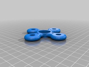 pierce-spinner-blu giocattoli meccanici su misura 3d print model - Mito3D