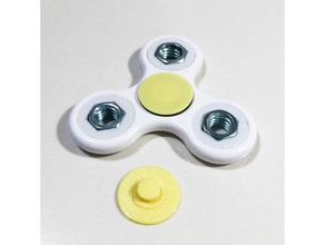 perfecto spinner cap juegos y juguetes 608 cojinete teniendo botón las tapas de el centro fidget dedo pulgar rodamiento 3d print model - Mito3D