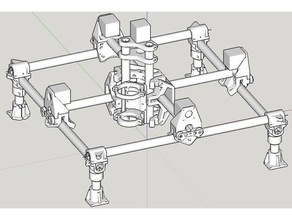 mpcnc sketchup assembleia 235 mm as ferramentas o 3d print model - Mito3D