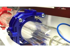 k40 laser tube mount diy cutter holder 3d print model - Mito3D