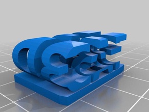 mi personalizados estéreo de texto las esculturas personalizado 3d print model - Mito3D