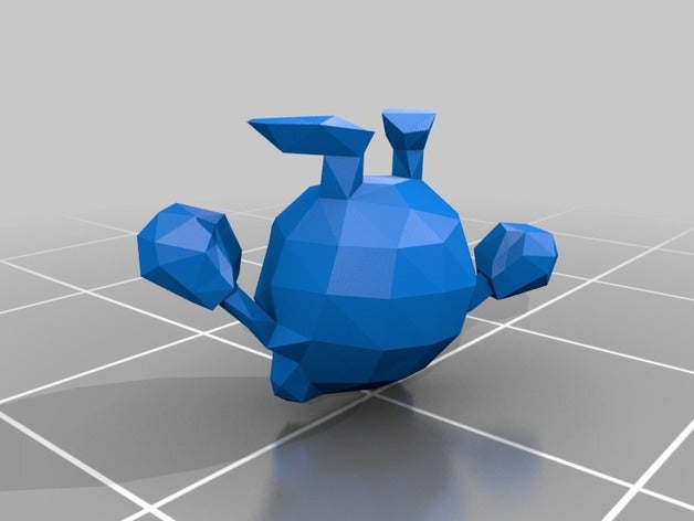 pokemon 60-62 criaturas poliwag poliwhirl poliwrath 3D print model - Mito3D