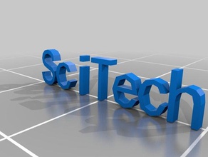 scitech inscription ring rings customized 3d print model - Mito3D