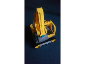 duplo excavator shovel joint replacement mechanical toys repair 3d print model - Mito3D
