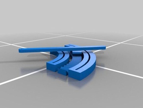 radial adjustment thing 3d print model - Mito3D