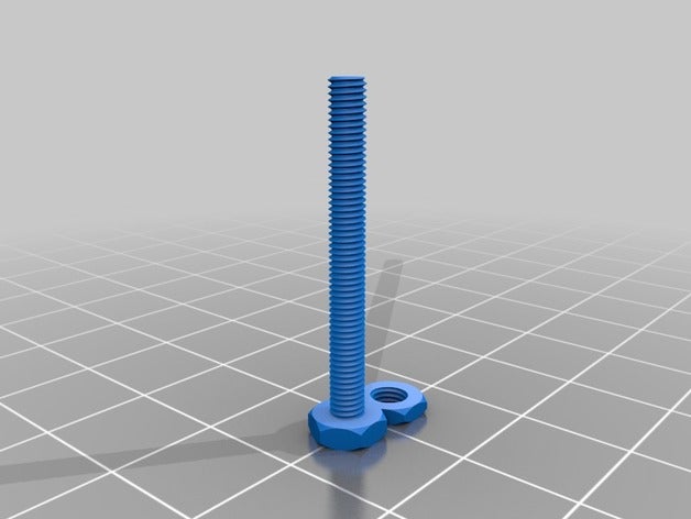 la mia iso personalizzata uts thread openscad biblioteca Stampa 3d prove su misura 3D print model - Mito3D