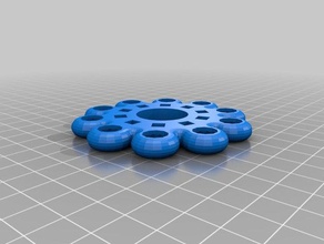 ivanka-revisado-ruleta-negro juguetes mecánicos personalizado 3d print model - Mito3D