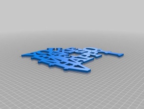 Backen mich glücklich Skulpturen kundengebundene 3d print model - Mito3D
