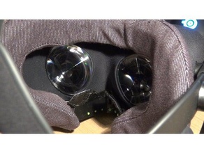 oculus rift búsqueda de la falsa luz aleta nariz equipo htc vive brecha cv1 quest 3d print model - Mito3D