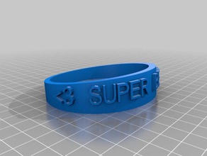 super bet 2 las pulseras personalizado 3d print model - Mito3D