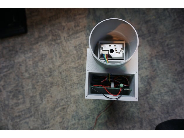 dust sensor box gp2y10 v013 diy 3D print model - Mito3D