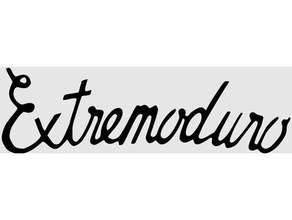 extremoduro logo spanish rock band signs & logos 3d print model - Mito3D