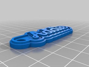 addie llavero llaveros personalizado 3d print model - Mito3D