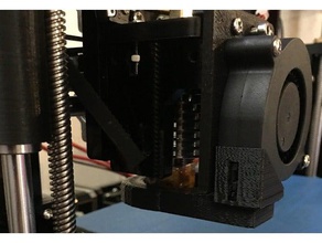tronxy p802e montagem de ventilador Impressora 3d peças 3d print model - Mito3D