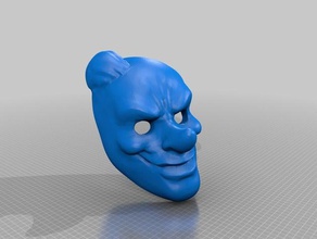 pay day 2 visage de clown L'impression 3d 3d print model - Mito3D