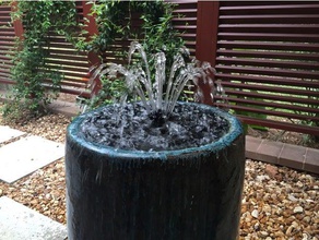 fountain nozzle 19 streams outdoor & garden stream watering 3d print model - Mito3D