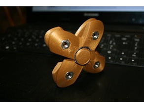 spinner double games 3d printer printing slash bricoloup fidget 3d print model - Mito3D